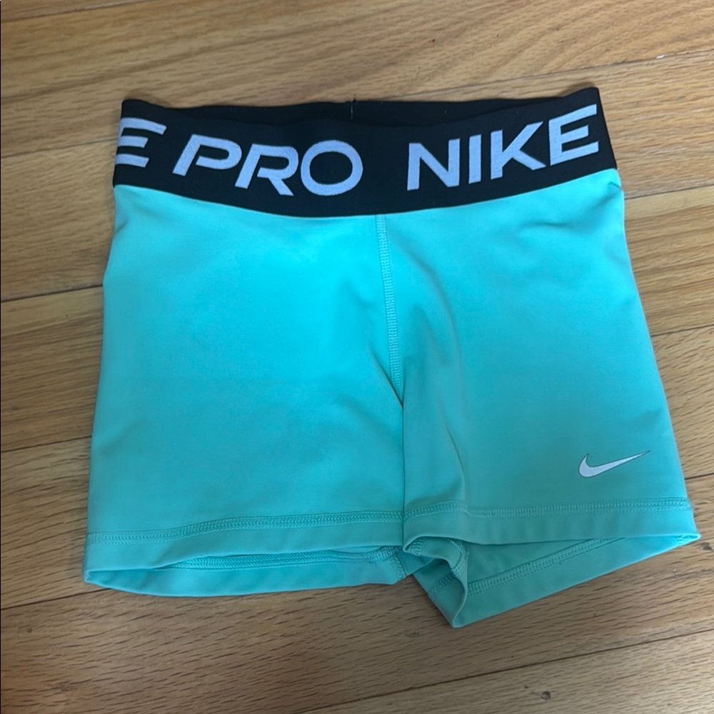 Nike Aqua Shorts with Black Waistband